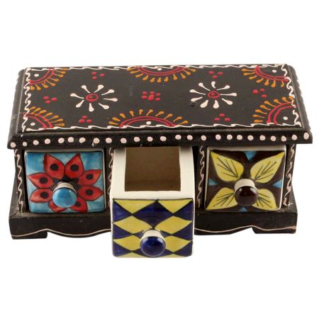 Spice Box-1409 Masala Rack Container Gift Item